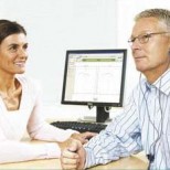 Man getting hearing test