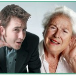 people with hearing loss trying to listen